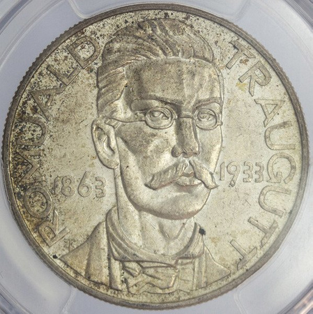 Polska 10 Złotych 1933 - Romuald Traugutt, Grading PCGS MS62
