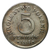 Królestwo Polskie 5 Fenigów 1918
