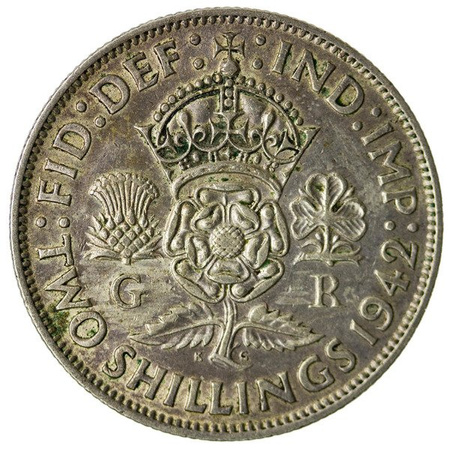 Wielka Brytania 2 Szylingi 1942 - Jerzy VI Windsor