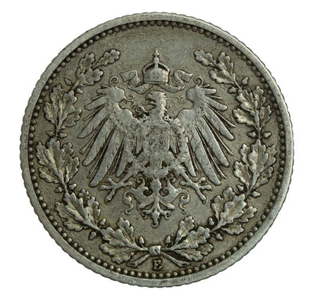 Niemcy 1/2 Marki 1906 E