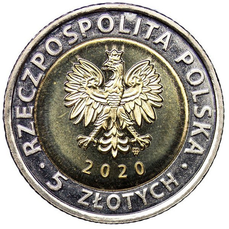 Polska 5 Złotych 2020 - Pałac Branickich w Białymstoku
