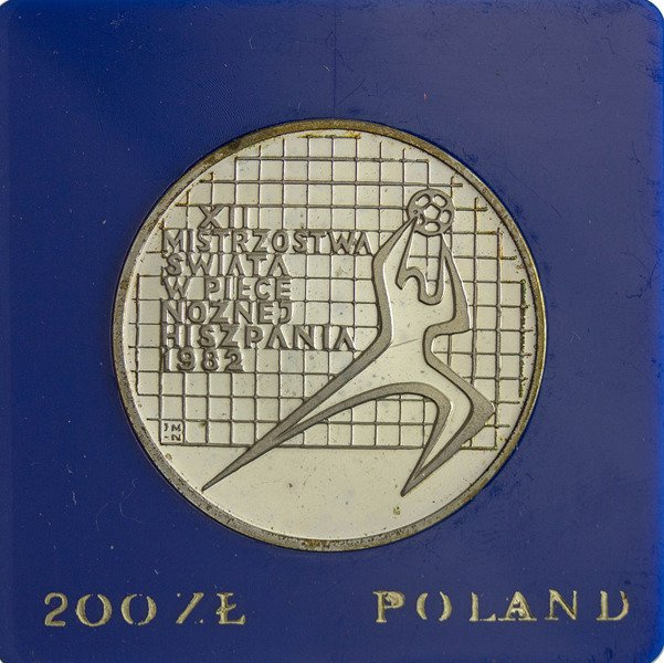 Polska 200 Złotych 1982 - Mistrzostwa Świata w Piłce Nożnej - Włochy