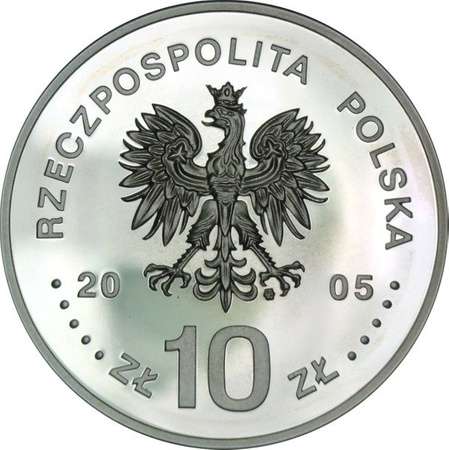 Polska 10 Złotych 2005 - August II Mocny