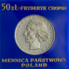 Polska 50 Złotych 1972 - Fryderyk Chopin
