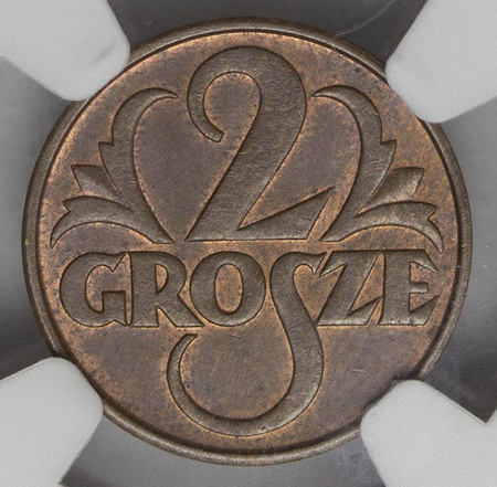 Polska 2 Grosze 1932 - MS 64 BN
