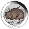 Australia 1 dolar 2023, Wombat, kolor