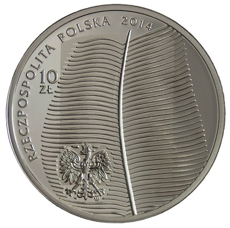 Polska 10 Złotych 2014 - 150. Rocznica urodzin Stefana Żeromskiego