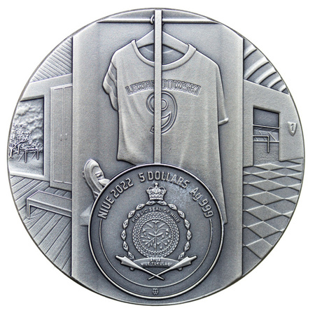 Niue 5 dolarów 2022, Robert Lewandowski, Talent