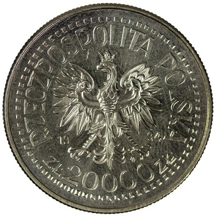 Polska 20 000 Złotych 1994 - 75 lat Związku Inwalidów Wojennych RP