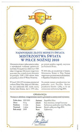 Palau 1 Dolar 2009 - Mistrzostwa Świata w Piłce Nożnej