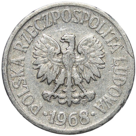 Polska PRL 20 Groszy 1968