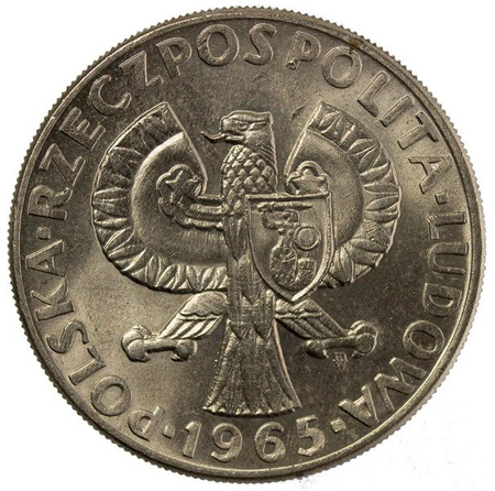 Polska 10 Złotych 1965 - Siedemset lat Warszawy, Próba