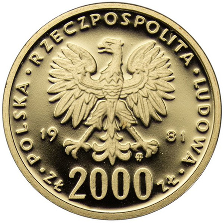 Polska 2000 Złotych 1981 - Bolesław II Śmiały