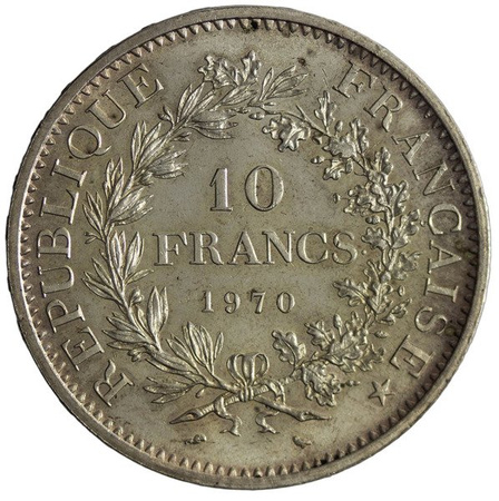 Francja 10 Franków 1970 - Hercules