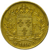 Francja 40 Franków 1816 Q - Ludwik XVIII