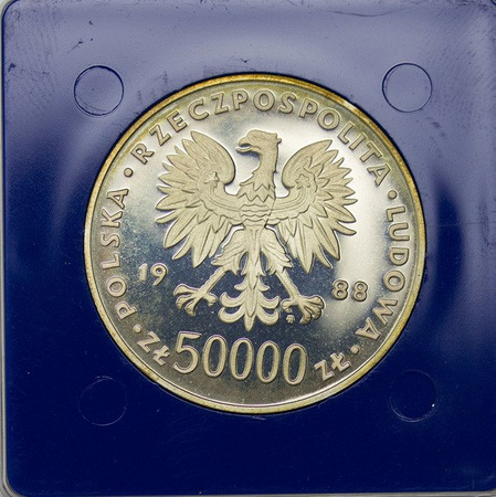Polska 50 000 Złotych 1988 - Józef Piłsudski