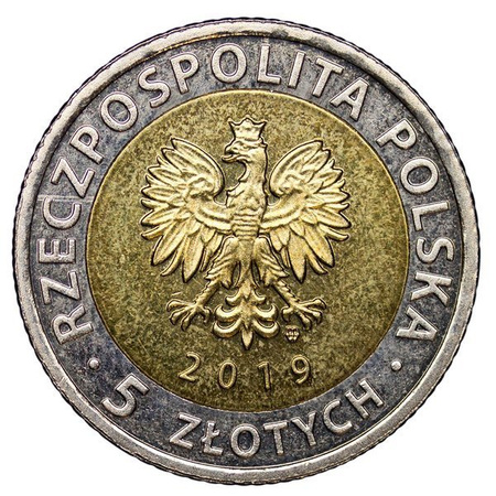Polska 5 Złotych 2019 - Zabytki Fromborka