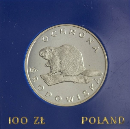 Polska 100 Złotych 1978 - Bóbr