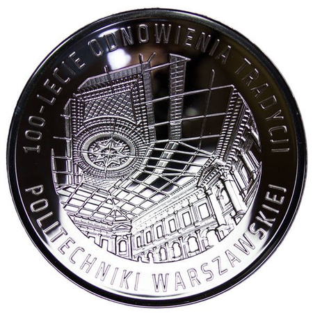 Polska 10 Złotych 2015 - 100-lecie Politechniki Warszawskiej