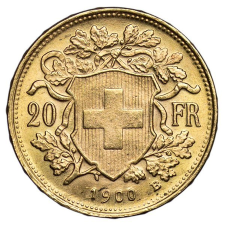 Szwajcaria 20 Franków 1900