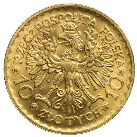 Polska 10 Złotych 1925 - Bolesław Chrobry