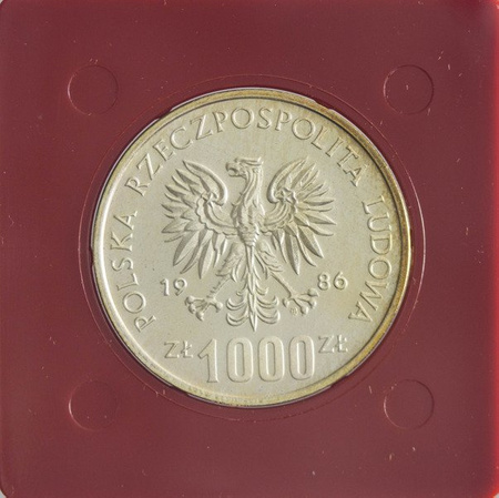 Polska 1 000 Złotych 1986 - Narodowy Czyn Pomocy Szkole, Próba