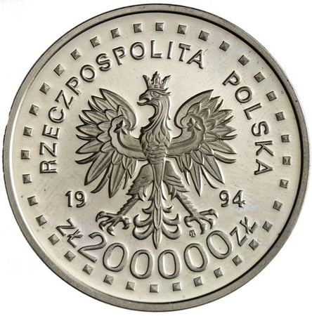 Polska 200 000 Złotych 1994 - 200 Rocznica Powstania Kościuszkowskiego