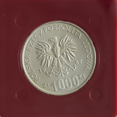 Polska 1 000 Złotych 1987 - XV Zimowe Igrzyska Olimpijskie 1988, Próba