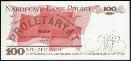 Polska PRL 100 Złotych 1976 - Ludwik Waryński