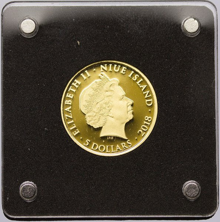 Niue 5 Dolarów 2018, Roman Dmowski, 100-lecie niepodległości Polski