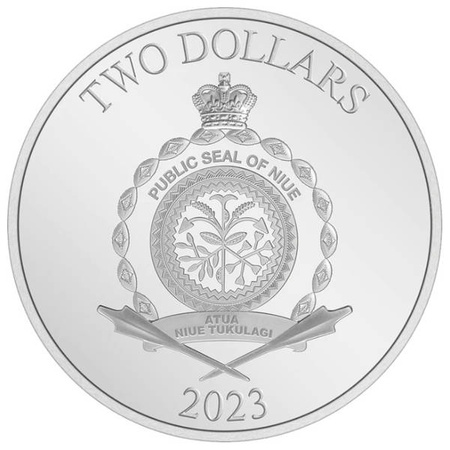 Niue 2 dolary 2023, 30-lecie Power Rangers