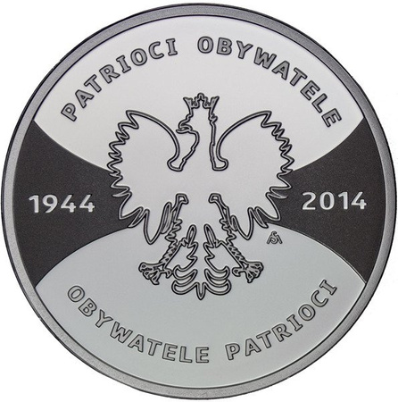 Polska 20 Złotych 2014 - Patrioci 1944 Obywatele 2014