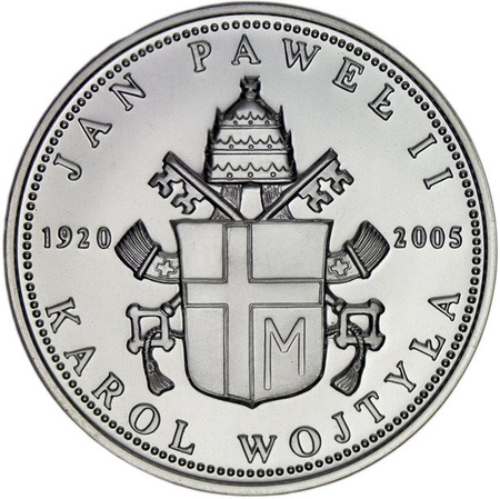 Medal Jan Paweł II - Błogosławiony Jan Paweł Wielki, Srebro