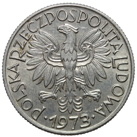 Polska PRL 5 Złotych 1973 - Rybak