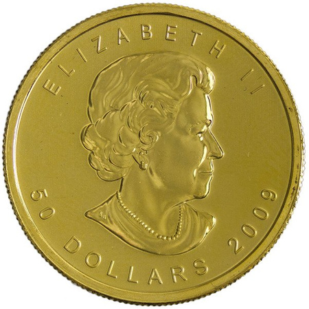 Kanada 50 Dolarów 2009 - Liść Klonu