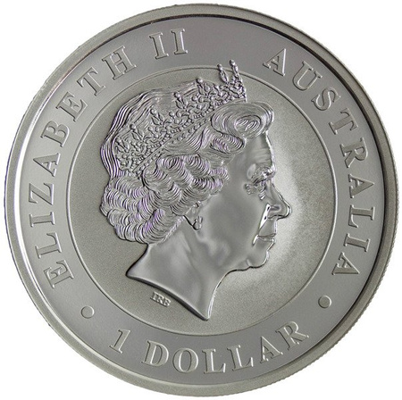 Australia 1 Dolar 2018 - Kookaburra (Dog Privy Mark) 1 oz. Ag999