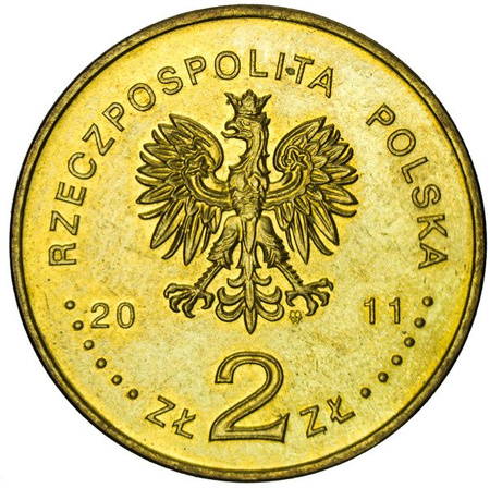 Polska 2 Złote 2011 - Łódź