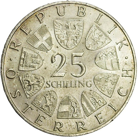 Austria 25 Szylingów 1970 - 100 rocznica urodzin Franza Lehara