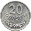 Polska PRL 20 Groszy 1976 - Wysoka data