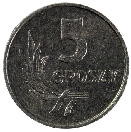 Polska PRL 5 Groszy 1971 - Stan 1