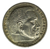 Niemcy 5 Marek 1939 F  - Paul von Hindenburg, Swastyka