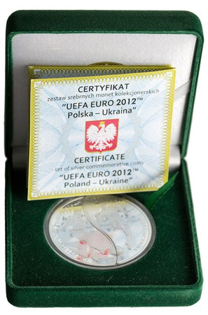 Polska/Ukraina 10 złotych/10 hrywien 2012 - EURO 2012