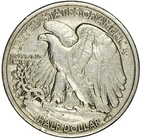 USA 1/2 Dolara 1942 S - Walking Liberty