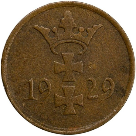 Wolne Miasto Gdańsk 1 Fenig 1929