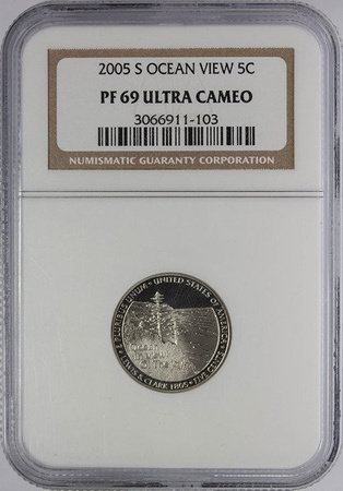 USA 5 Centów 2005 - NGC PF 69 Ultra Cameo