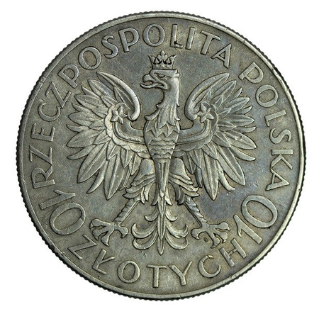 Polska 10 złotych 1933 - Romuald Traugutt