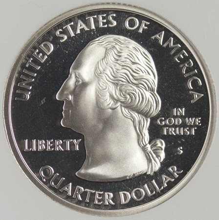 USA 25 Centów 2005 - Kansas, Quarter - NGC PF69 Ultra Cameo
