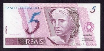 Brazylia 5 Reais 1997-, P-244Ad