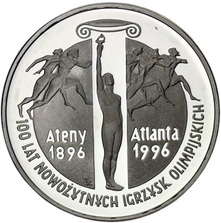 Polska 10 Złotych 1995 - 100 Lat Nowożytnych Igrzysk Olimpijskich