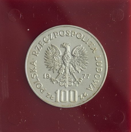 Polska 100 Złotych 1977 - Zamek Królewski na Wawelu, Próba